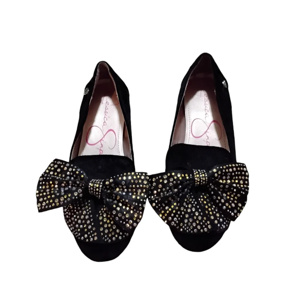 Jessica Simpson Loafers Girls Size 3 Preppy Academia Coquette Cottagecore 90s